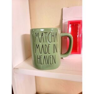 Rae Dunn MATCHA MADE IN HEAVEN green coffee mug